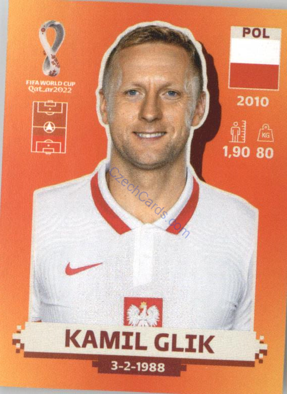Kamil Glik 2022 Panini WC Qatar Sticker #POL 7