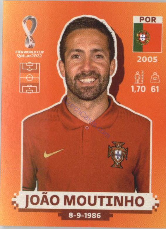 João Moutinho 2022 Panini WC Qatar Sticker #POR 13