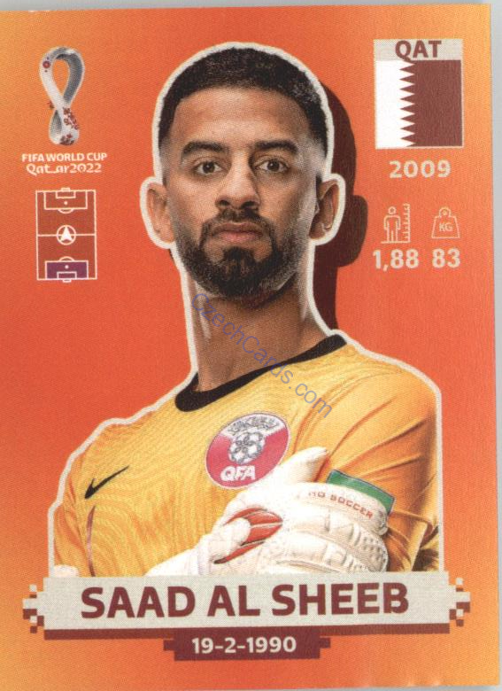 Saad Al Sheeb 2022 Panini WC Qatar Sticker #QAT 2