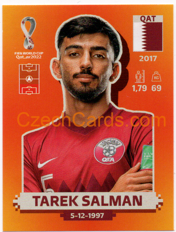 Tarek Salman 2022 Panini WC Qatar Sticker #QAT 10