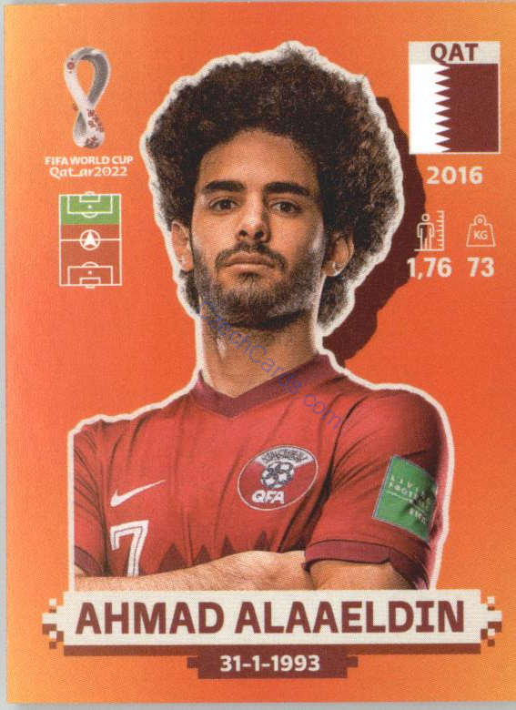 Ahmad Alaaeldin 2022 Panini WC Qatar Sticker #QAT 16