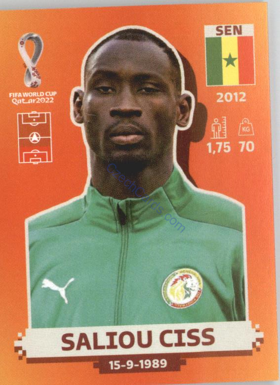 Saliou Ciss 2022 Panini WC Qatar Sticker #SEN 4