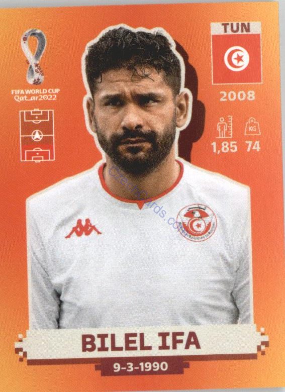 Bilel Ifa 2022 Panini WC Qatar Sticker #TUN 6