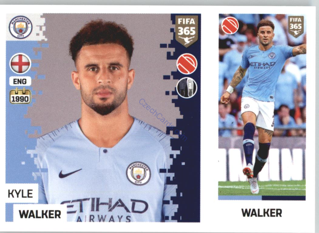 Kyle Walker 2019 Panini FIFA 365 #28