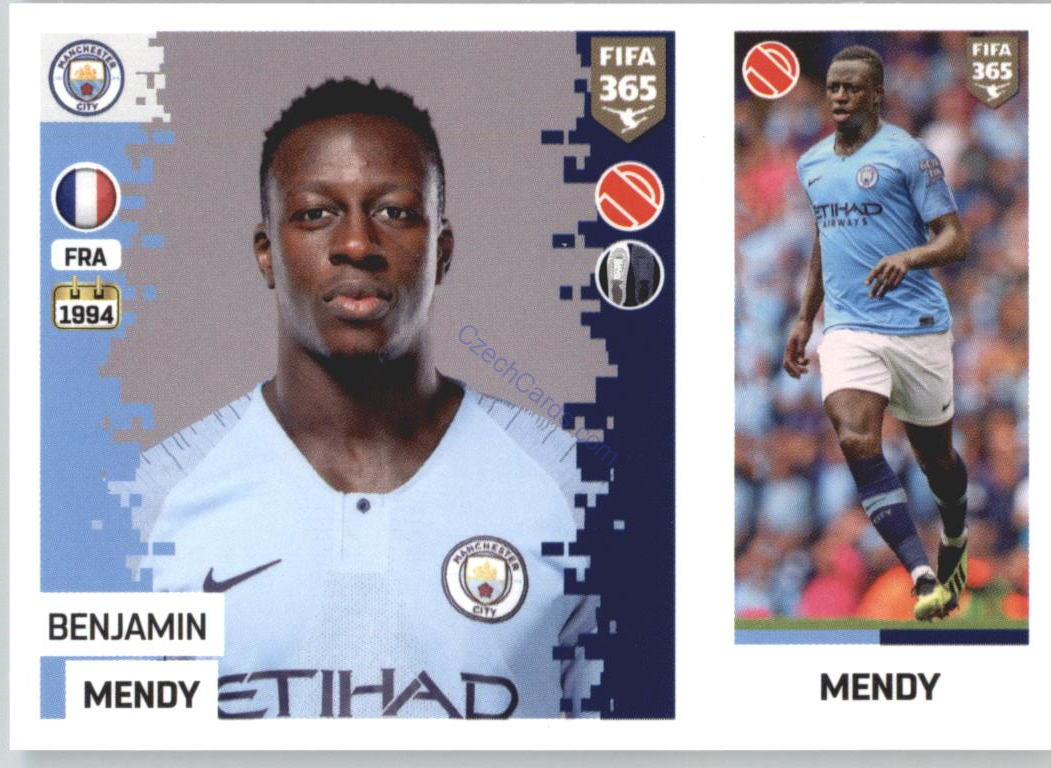 Benjamin Mendy 2019 Panini FIFA 365 #29