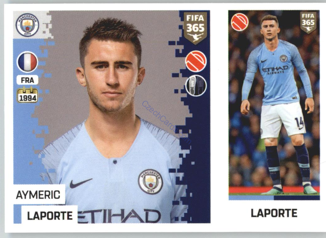 Aymeric Laporte 2019 Panini FIFA 365 #31