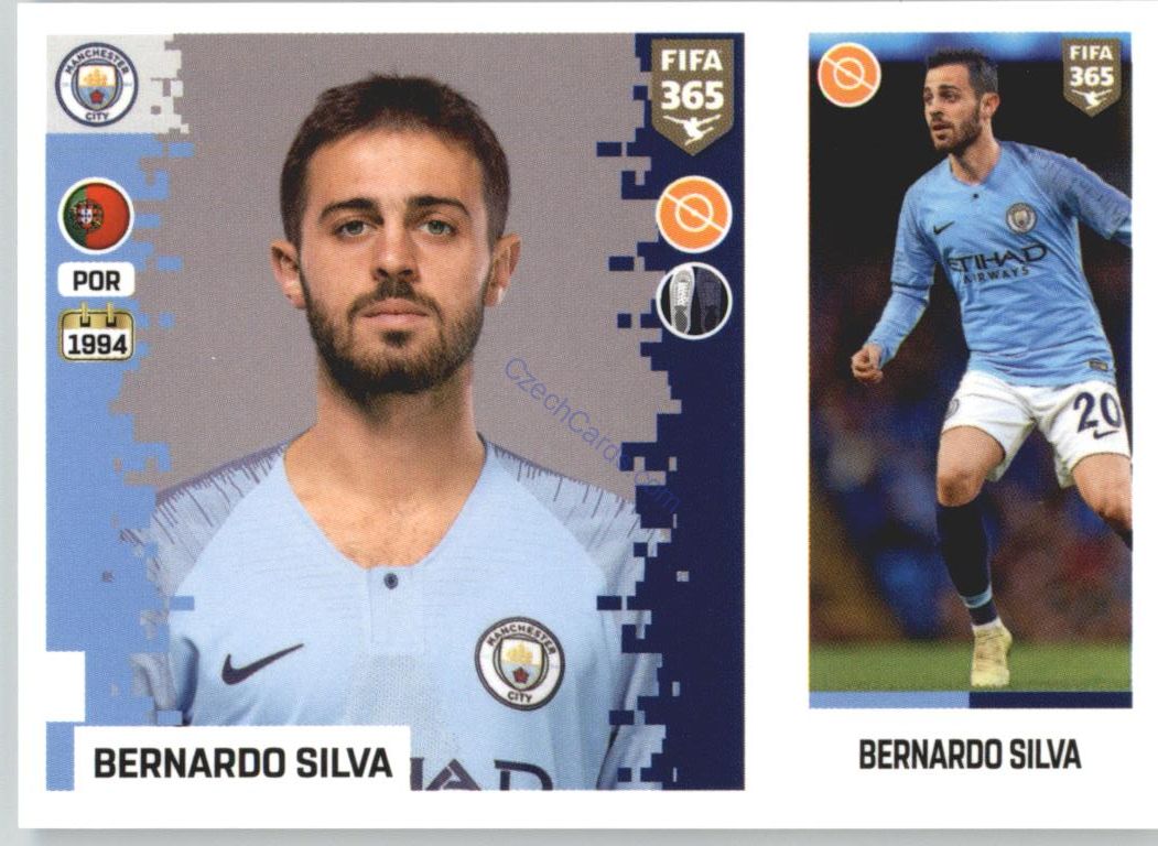 Bernardo Silva 2019 Panini FIFA 365 #35