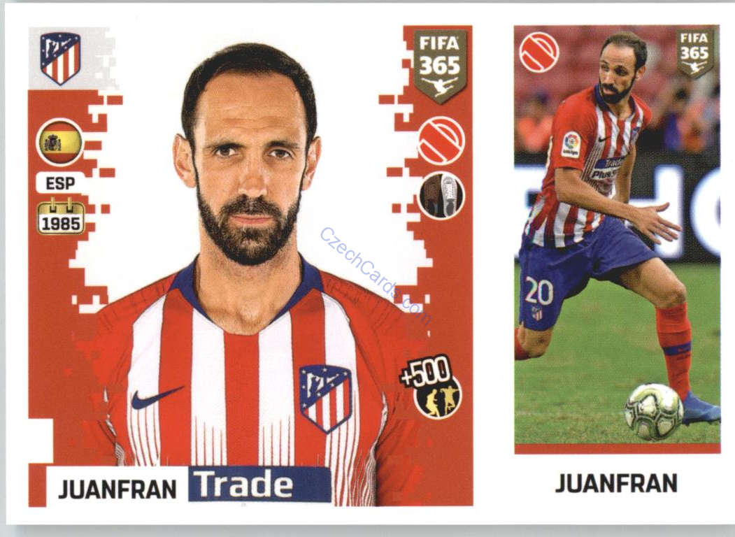 Juanfran 2019 Panini FIFA 365 #48