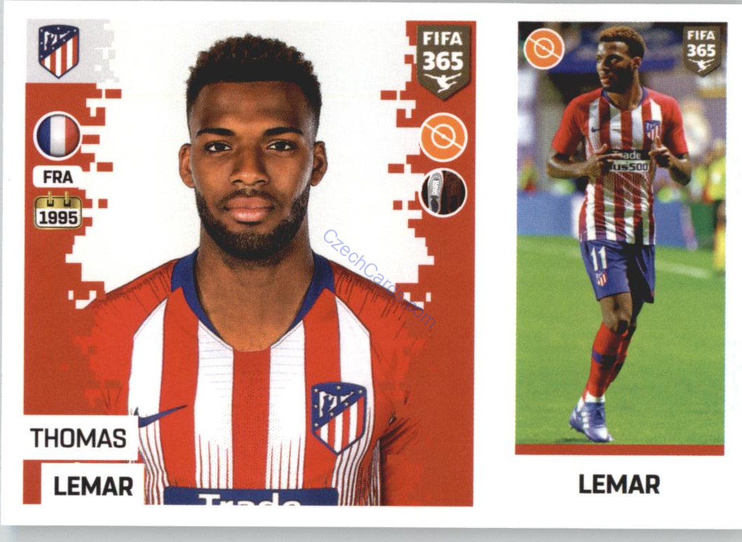 Thomas Lemar 2019 Panini FIFA 365 #52