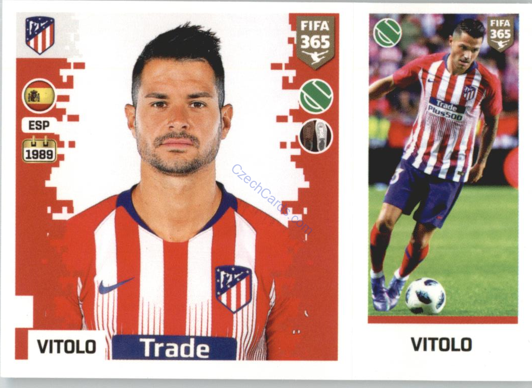 Vitolo 2019 Panini FIFA 365 #54