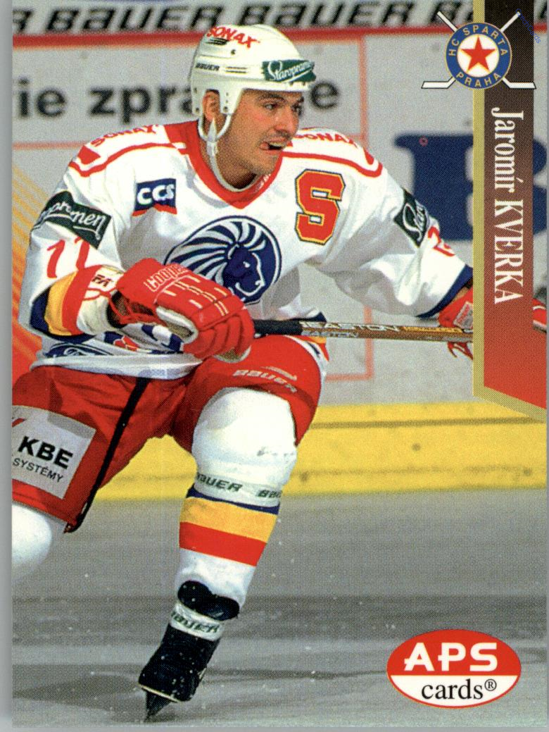 Jaromír Kverka APS 97/98 hokejová karta #10 