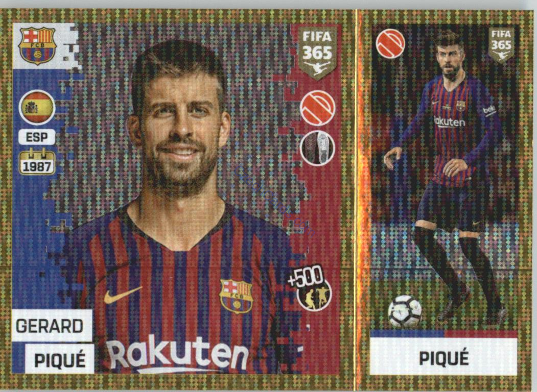 Gerard Piqué 2019 Panini FIFA 365 Gold #59