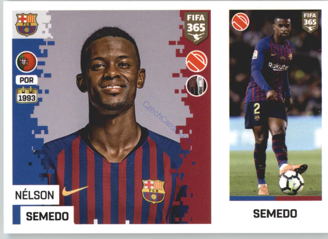 Nélson Semedo 2019 Panini FIFA 365 #63