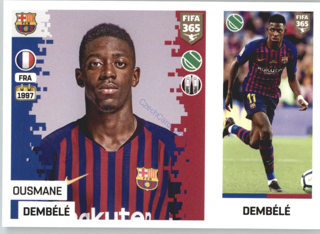Ousmane Dembélé 2019 Panini FIFA 365 #71