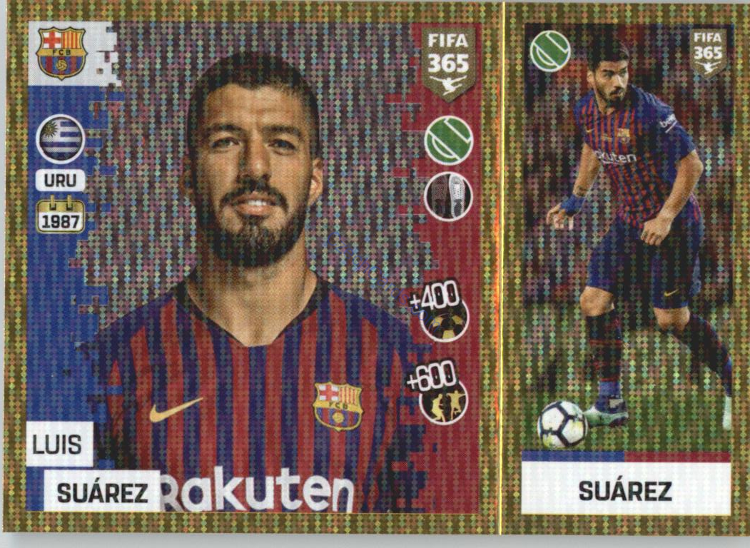 Luis Suárez 2019 Panini FIFA 365 Gold #73