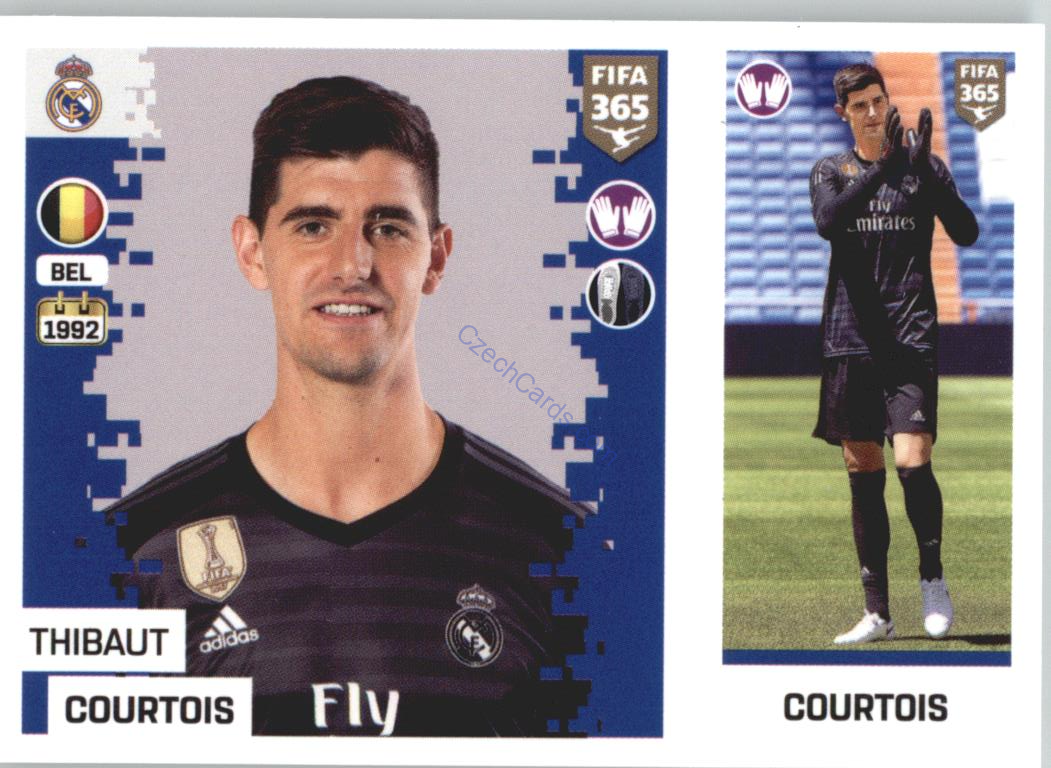 Thibaut Courtois 2019 Panini FIFA 365 #74
