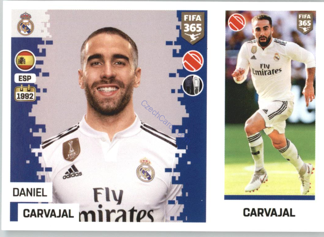Daniel Carvajal 2019 Panini FIFA 365 #77