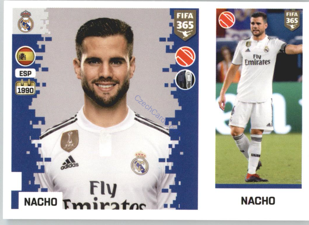 Nacho Fernández 2019 Panini FIFA 365 #79