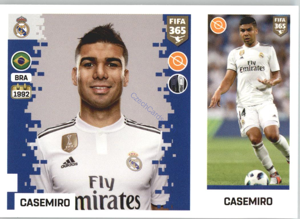 Casemiro 2019 Panini FIFA 365 #84