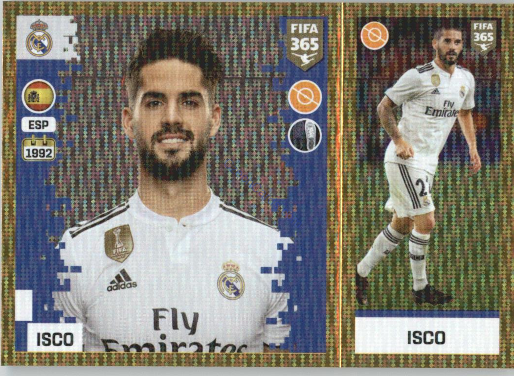 Isco 2019 Panini FIFA 365 Gold #85