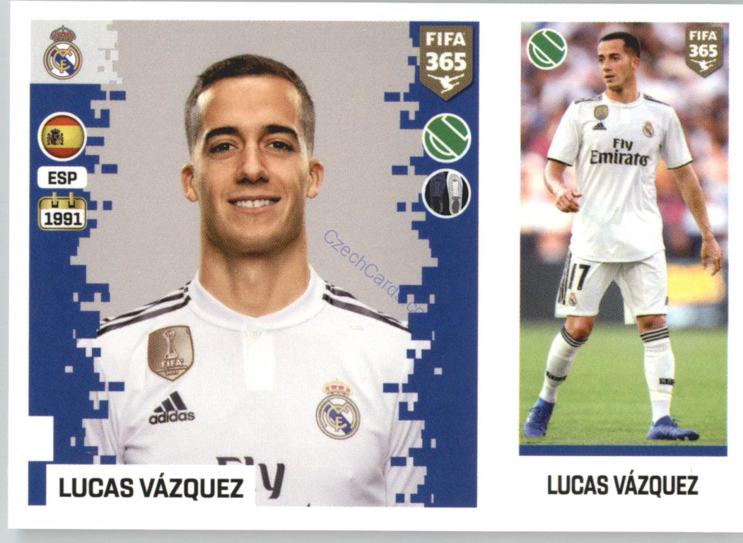 Lucas Vázquez 2019 Panini FIFA 365 #88