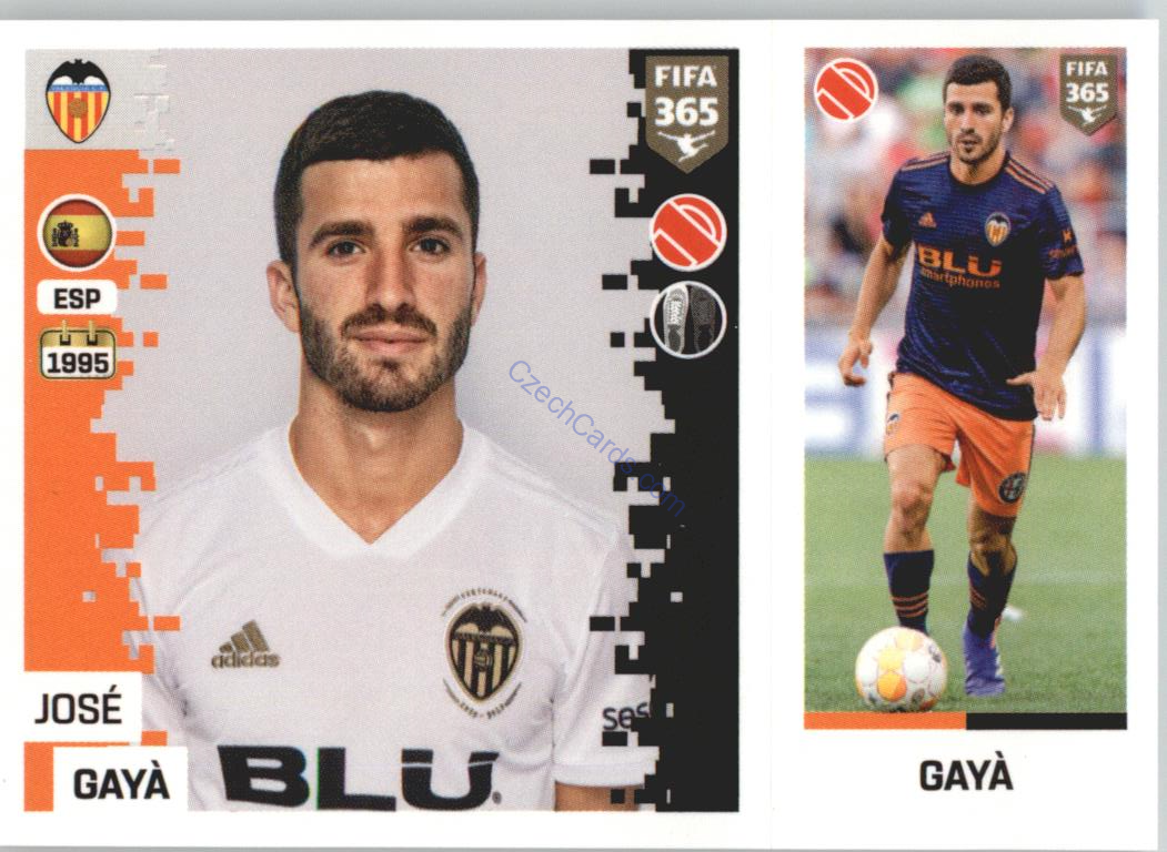 José Gayá 2019 Panini FIFA 365 #92