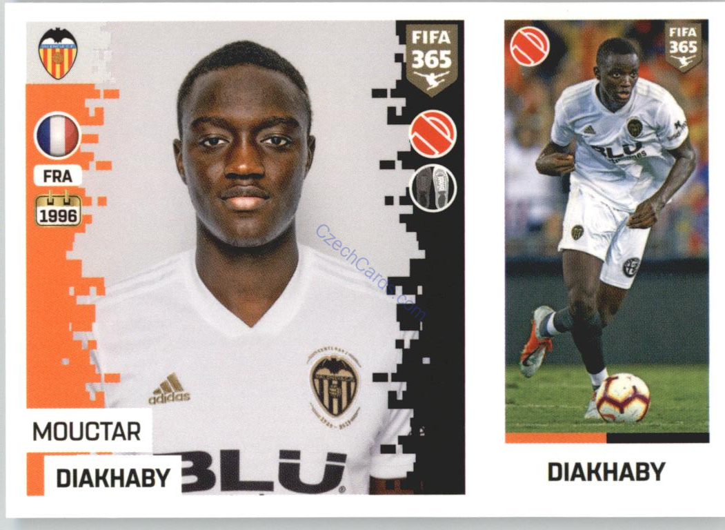 Mouctar Diakhaby 2019 Panini FIFA 365 #95