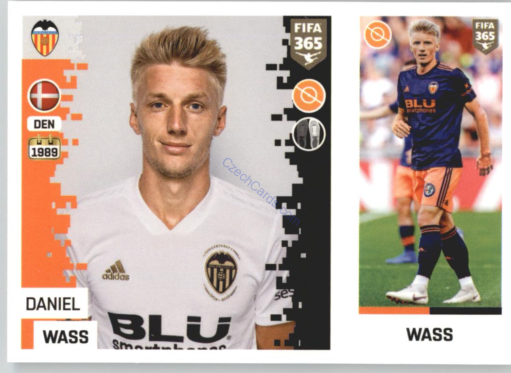 Daniel Wass 2019 Panini FIFA 365 #99