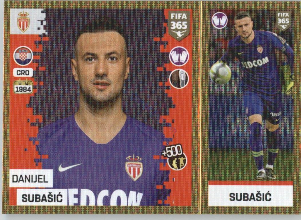 Danijel Subašić 2019 Panini FIFA 365 Gold #106