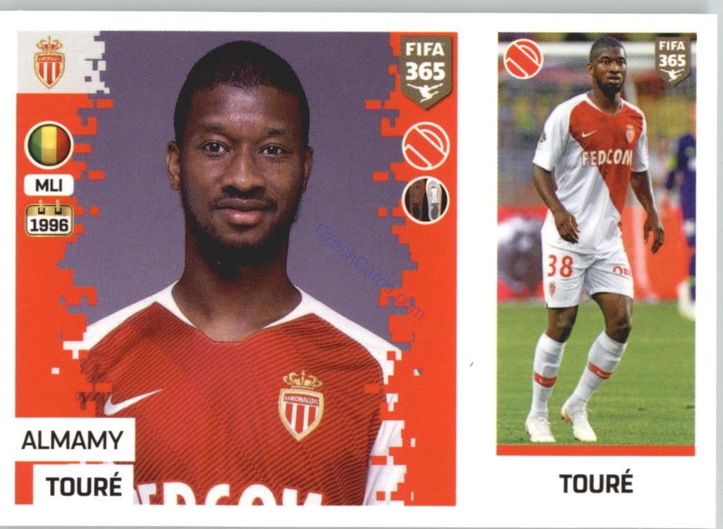 Almamy Touré 2019 Panini FIFA 365 #108