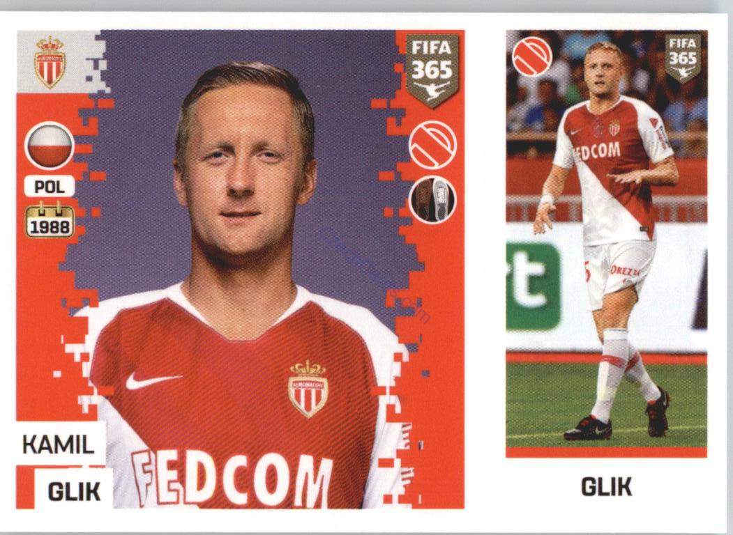 Kamil Glik 2019 Panini FIFA 365 #111