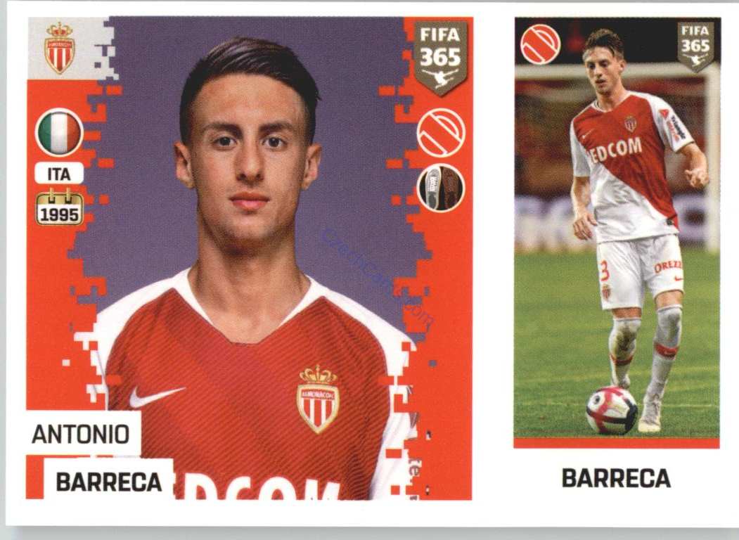 Antonio Barreca 2019 Panini FIFA 365 #112