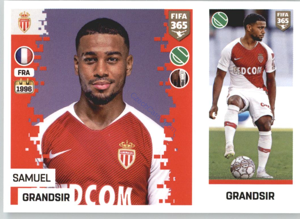 Samuel Grandsir 2019 Panini FIFA 365 #118