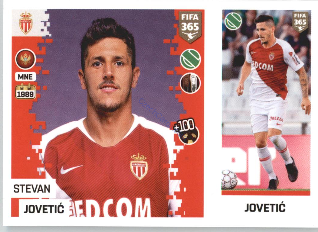 Stevan Jovetić 2019 Panini FIFA 365 #119