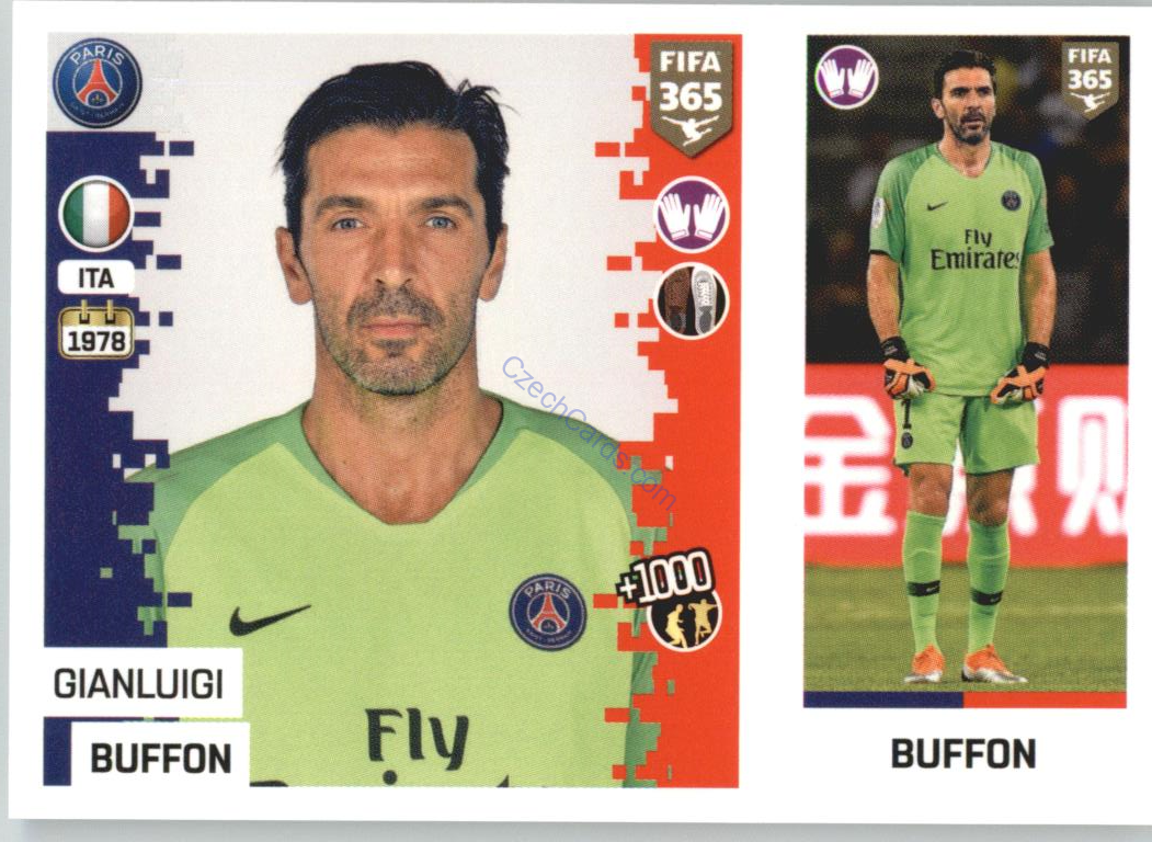 Gianluigi Buffon 2019 Panini FIFA 365 #122