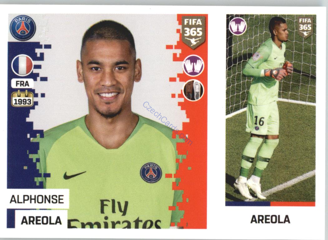 Alphonse Areola 2019 Panini FIFA 365 #123