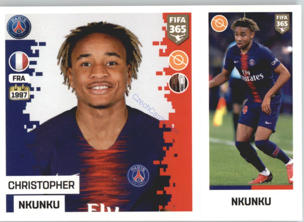 Christopher Nkunku 2019 Panini FIFA 365 #131