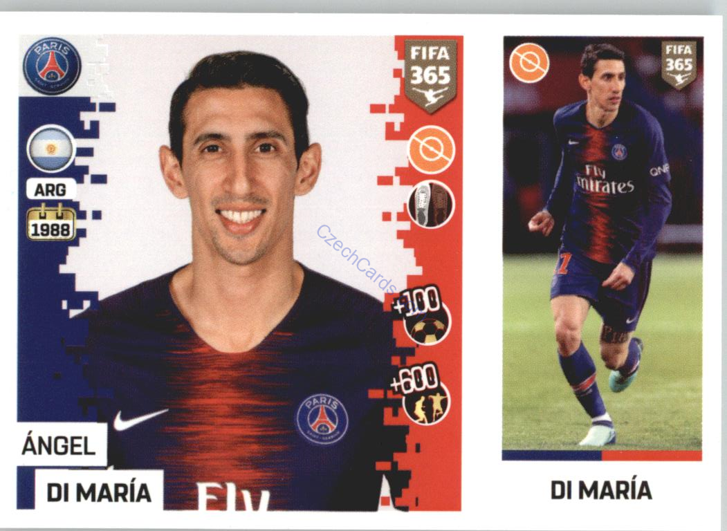 Ángel Di María 2019 Panini FIFA 365 #133