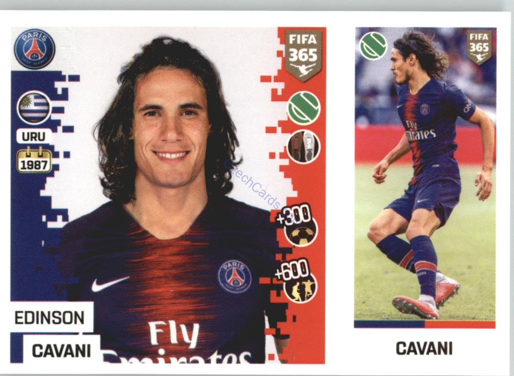 Edinson Cavani Jr 2019 Panini FIFA 365 #137