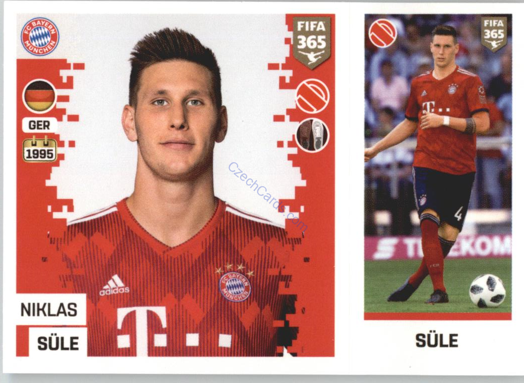Niklas Süle 2019 Panini FIFA 365 #141