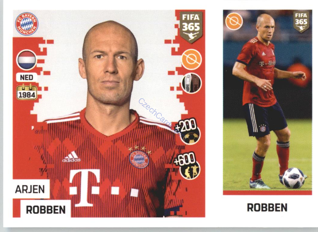 Arjen Robben 2019 Panini FIFA 365 #149