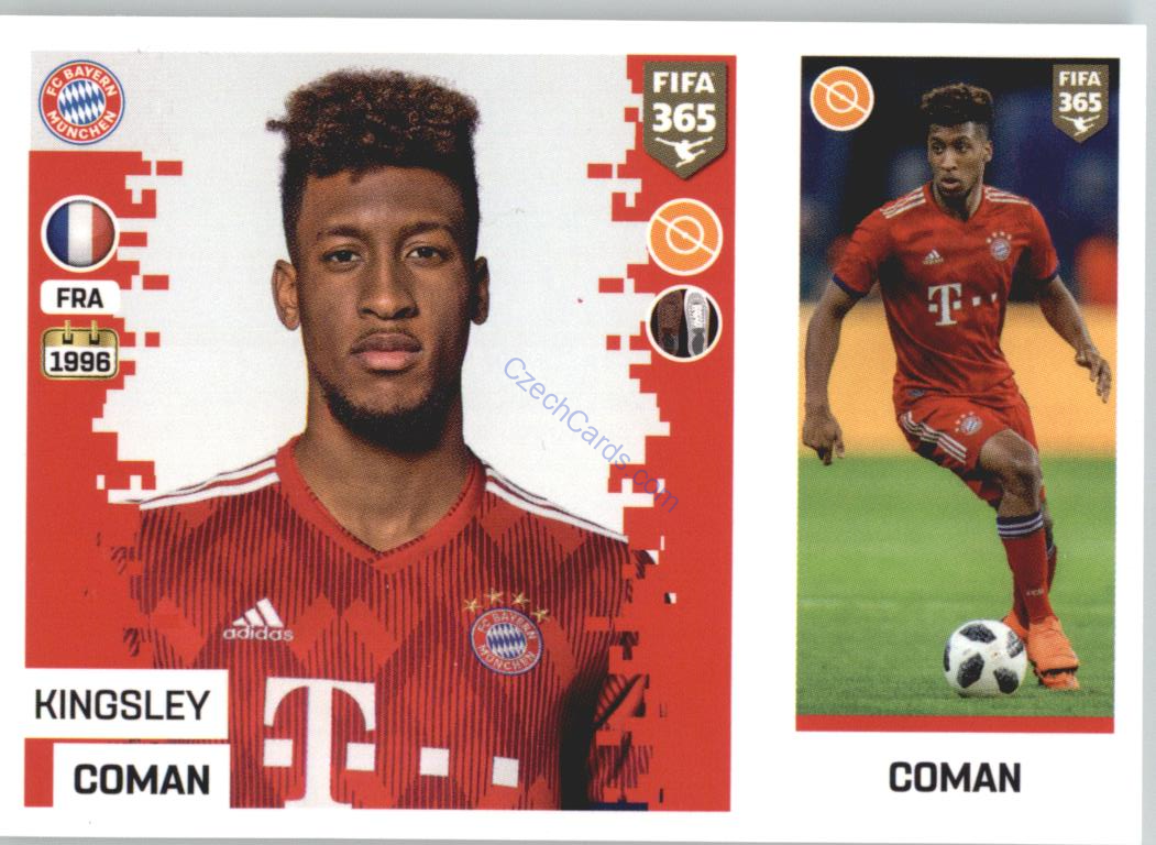 Kingsley Coman 2019 Panini FIFA 365 #151