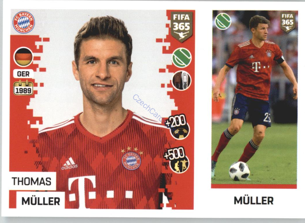 Thomas Müller 2019 Panini FIFA 365 #152
