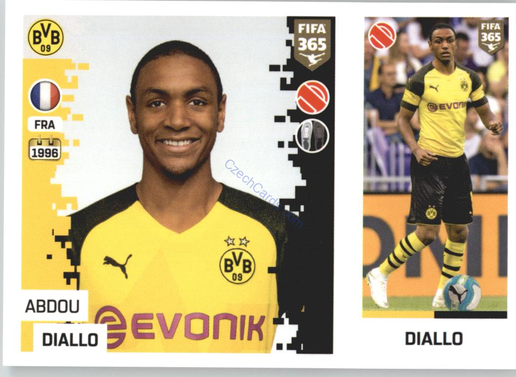 Abdou Diallo 2019 Panini FIFA 365 #156