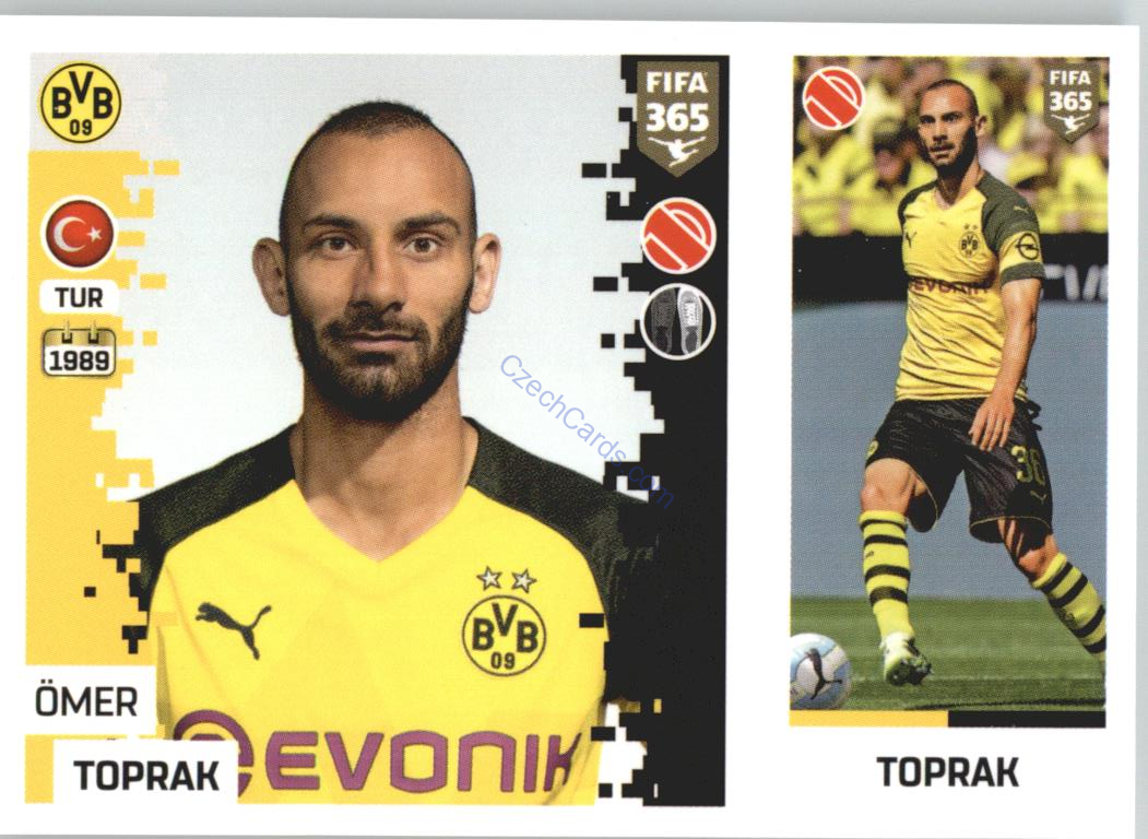 Ömer Toprak 2019 Panini FIFA 365 #157