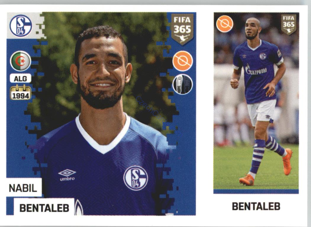 Nabil Bentaleb 2019 Panini FIFA 365 #179
