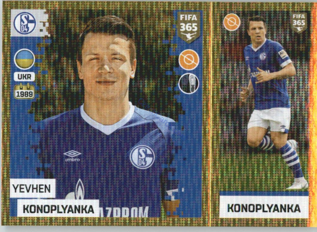 Yevhen Konoplyanka 2019 Panini FIFA 365 Gold #180