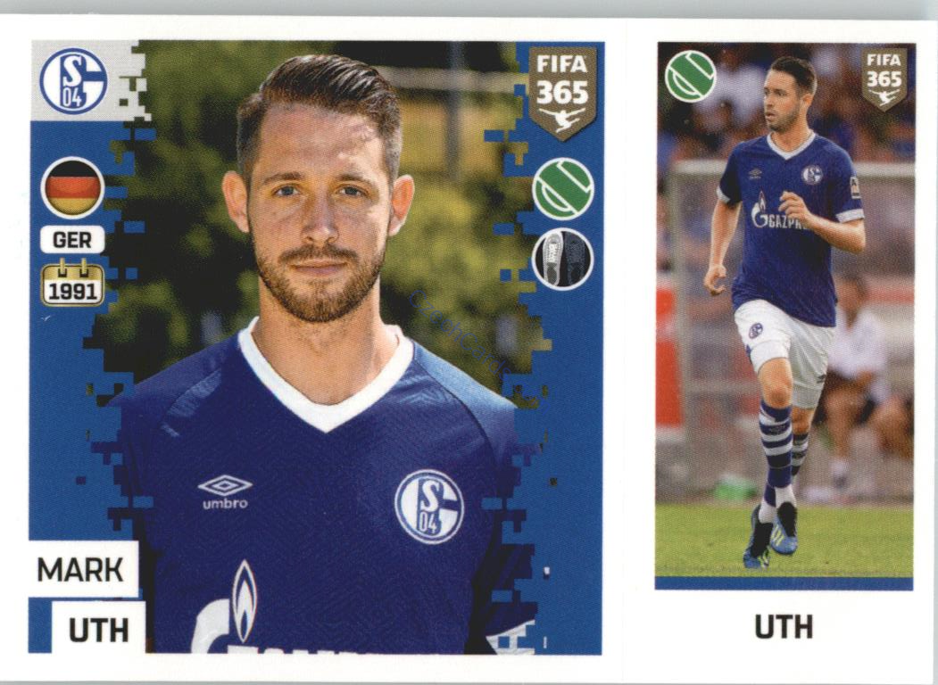 Mark Uth 2019 Panini FIFA 365 #183