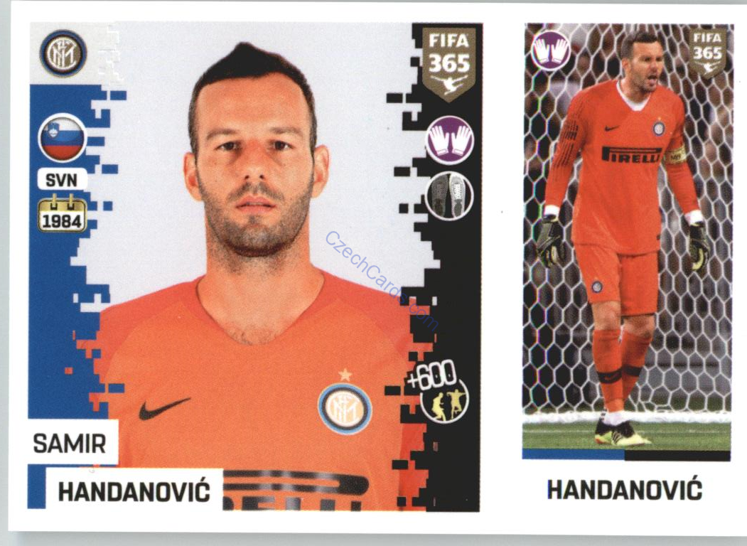Samir Handanović 2019 Panini FIFA 365 #186