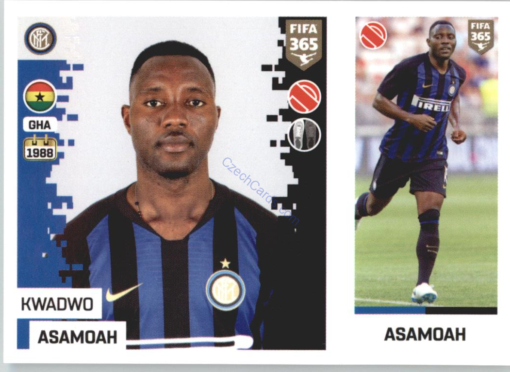 Kwadwo Asamoah 2019 Panini FIFA 365 #188